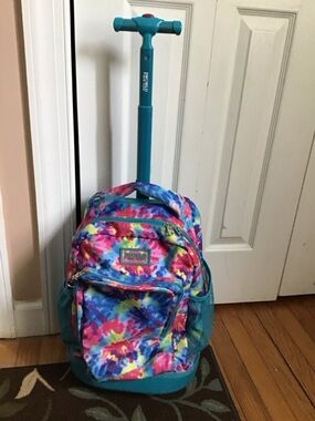 J World New York Rolling Backpack